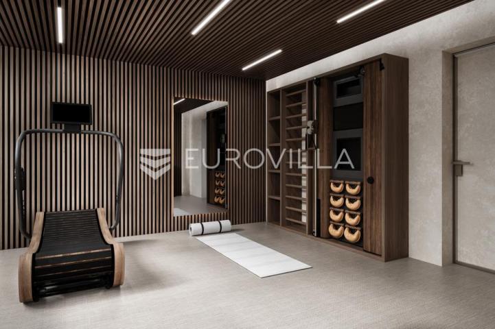 Zadar, luksuzni četverosobni dvoetažni stan s bazenom i pogledom 360, u novogradnji 200 m²