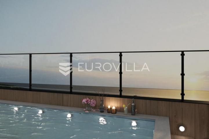 Opatija, dvoetažan četverosoban stan s 2 garažna mjesta, neto korisne površine 174 m² u NOVOGRADNJI