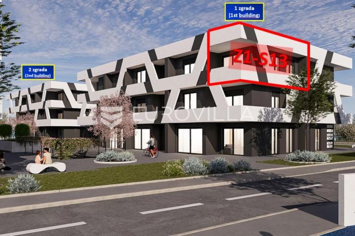 Pula, Veli Vrh - NOVOGRADNJA 1SS sa loggiom i garažnim PM