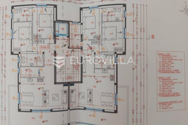 Peroj, luksuzna novogradnja 700 m od mora