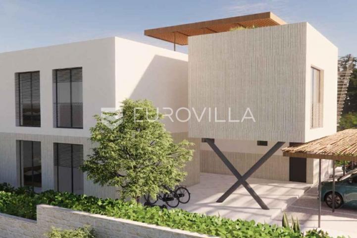 Ugljan, Ugljan luksuzni dvosobni apartman s vrtom prvi red do mora 100 m²