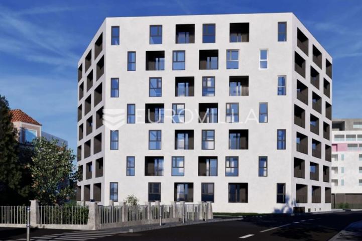 Zagreb, Vrapče, novogradnja, četverosoban stan na drugom katu s dvije loggie, 85,39 m²
