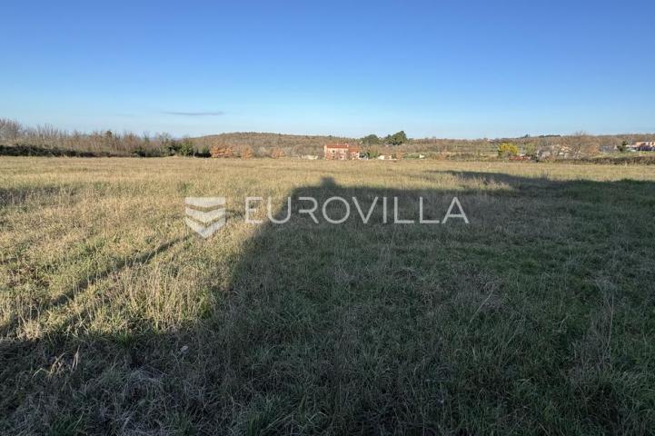 Istra, Poreč okolica- građevinsko zemljište s pogledom na more 