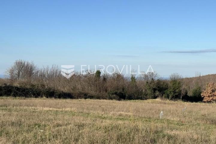 Istra, Poreč okolica- građevinsko zemljište s pogledom na more 