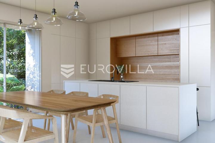Kaštel Novi, moderna vila u izgradnji s bazenom i pogledom na more