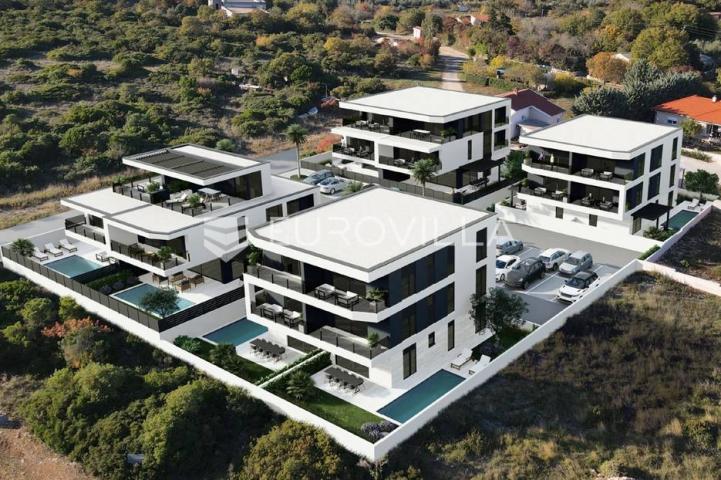 Istra, Medulin, odličan trosoban stan s POGLEDOM NA MORE, 62.73 m²