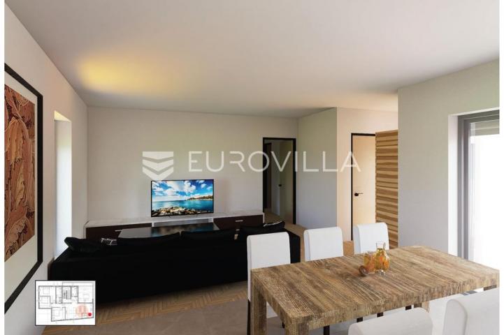 Vodice, NOVOGRADNJA, moderan trosoban stan, 111,09 m²