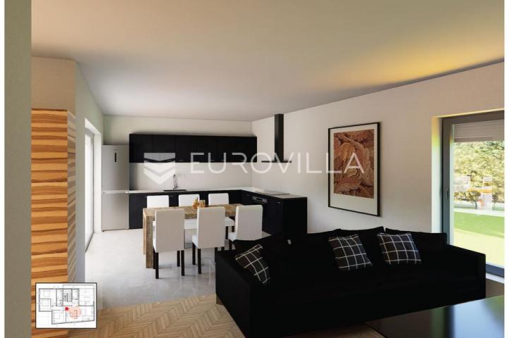 Vodice, NOVOGRADNJA, moderan trosoban stan, 111,09 m²