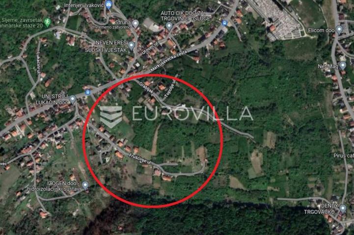 Zagreb, Markuševec, građevinsko zemljište 1700 m2 