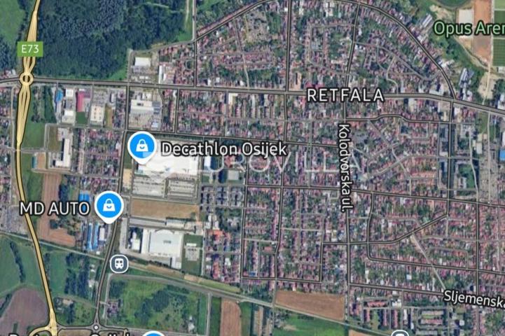 Osijek, Retfala, građevinsko zemljište, 998 m²