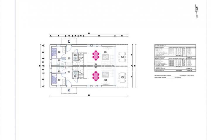 Istra, Ližnjan, moderna dvojna kuća oznake AA, s vrtom 60 m² i bazenom 111 m²