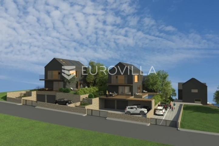 Samobor, Konšćica, građevinsko zemljište 2630 m2 s projektom za urbane vile
