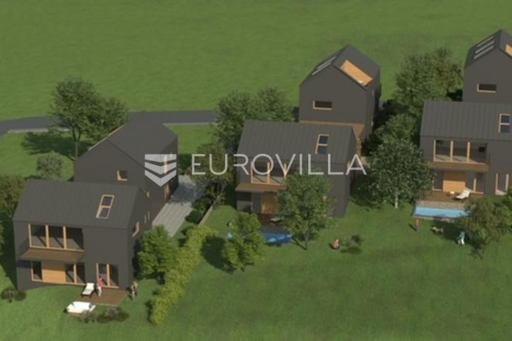 Samobor, Konšćica, građevinsko zemljište 2630 m2 s projektom za urbane vile