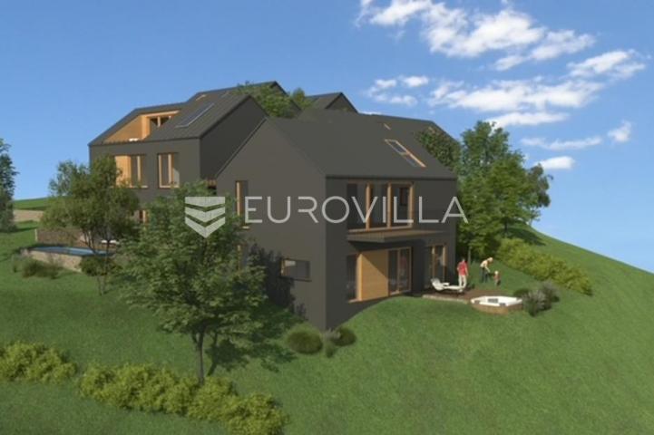 Samobor, Konšćica, građevinsko zemljište 2630 m2 s projektom za urbane vile