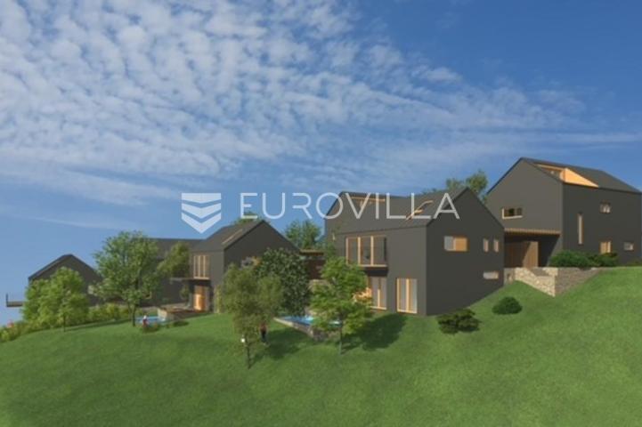 Samobor, Konšćica, građevinsko zemljište 2630 m2 s projektom za urbane vile