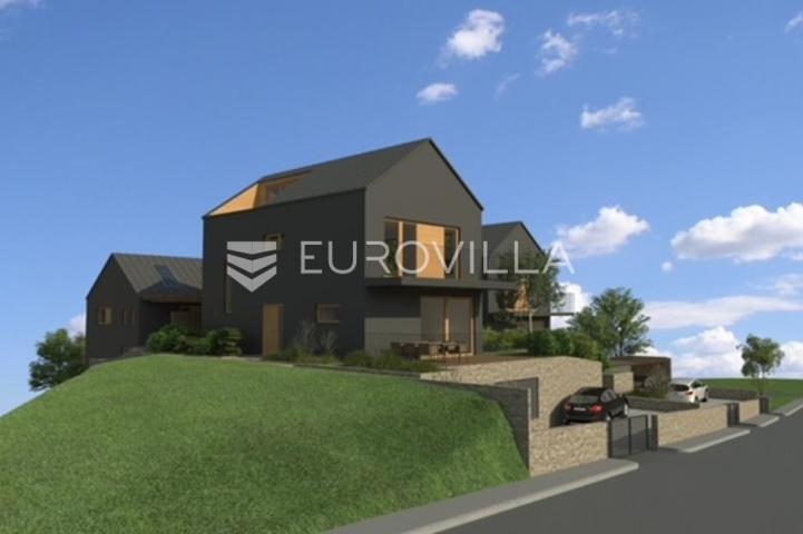 Samobor, Konšćica, građevinsko zemljište 2630 m2 s projektom za urbane vile
