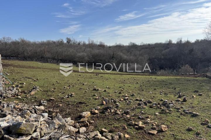 Istra, Poreč okolica - građevinsko zemljište 1033 m2 na rubu urbanizacije okruženo zelenilom