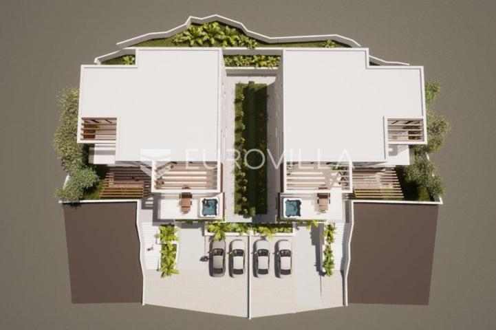 Murter, građevinsko zemljište sa projektom za dvije ville