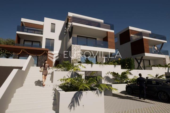 Murter, građevinsko zemljište sa projektom za dvije ville