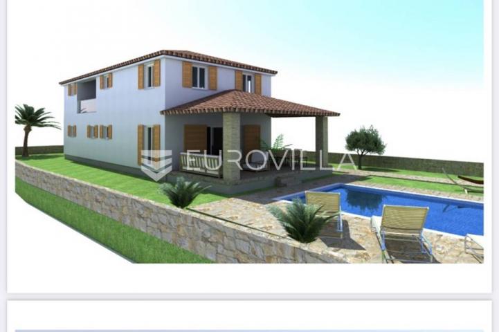 Istra, Barban - građevinsko zemljište s projektom i dozvolom, 784 m2