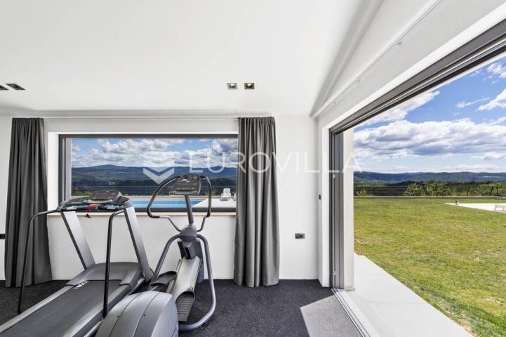 Istra, Vrh, Villa s predivnim panoramskim pogledom