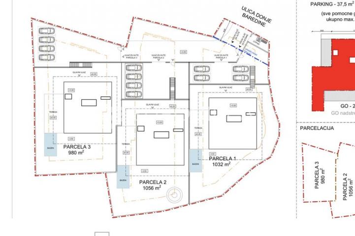 Istra, Krasica – Građevinsko zemljište, 2000 m², s panoramskim pogledom na more