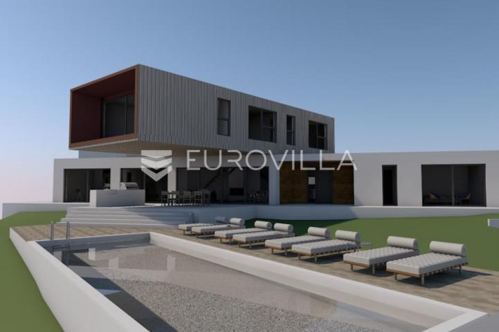 Istra, Buzet, građevinsko zemljište s idejnim projektom