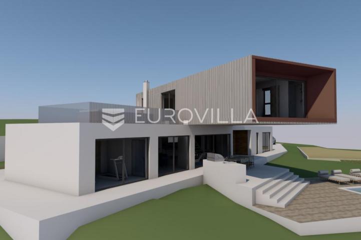 Istra, Buzet, građevinsko zemljište s idejnim projektom