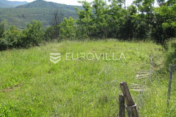 Istra, Buzet, građevinsko zemljište s idejnim projektom
