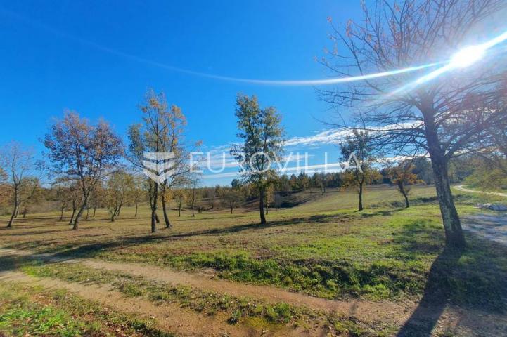 Poreč, okolica - lijepo građevinsko zemljište NKP 832 m2  + 395 m2 poljoprivredno pravilnog oblika 