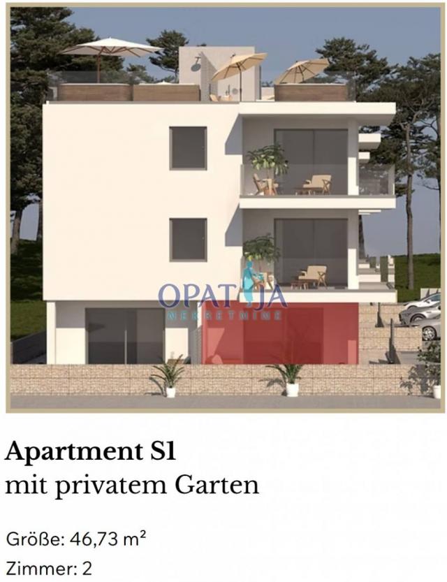 Vir 50m do mora, luksuzni apartman S1 ekskluzivna lokacija