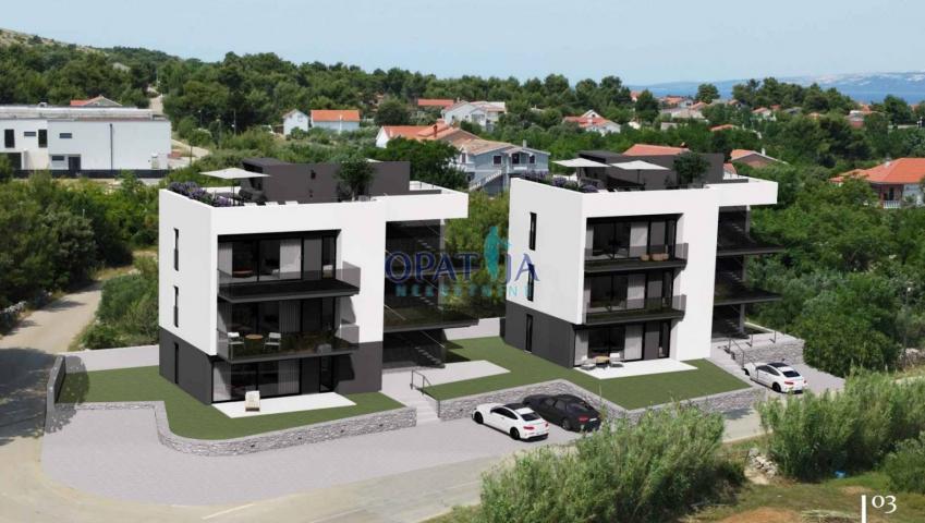 Vir, Apartman S3 s pogledom na more i krovnom terasom