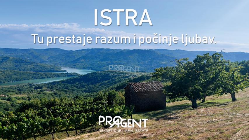 ISTRA, BUZET, KAMENA KUĆA I 2,5 ha ZEMLJIŠTA, PRODAJE SE