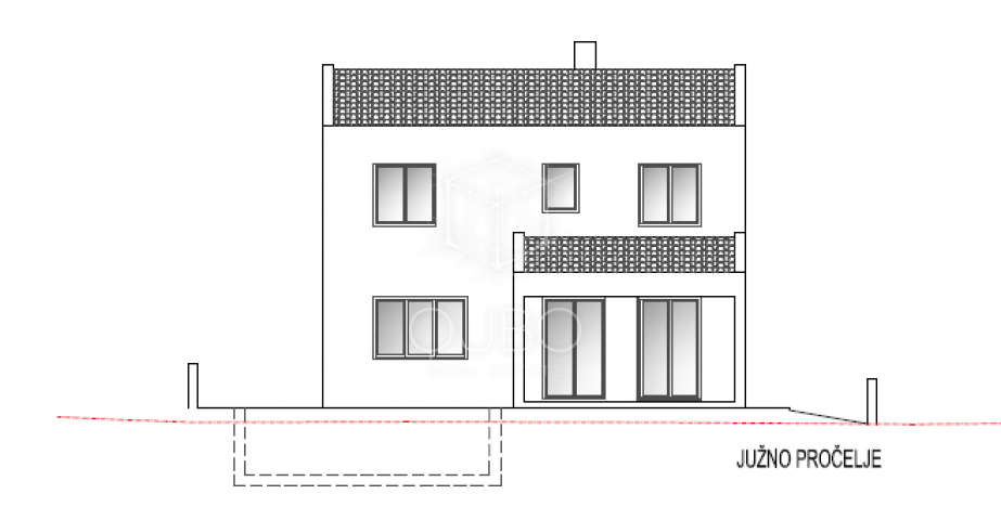 Istra, Marčana — Parcela spremna za gradnju moderne kuće s bazenom, 323 m²