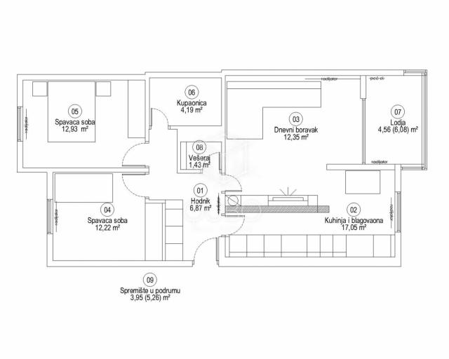 Rovinj —Modern Two-Bedroom Apartment with a Sea View