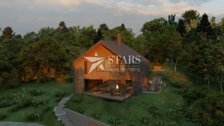 Gorski Kotar, Tuk Mrkopaljski – Building plot with construction permit and project for a modern holi