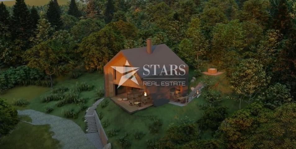 Gorski Kotar, Tuk Mrkopaljski – Building plot with construction permit and project for a modern holi