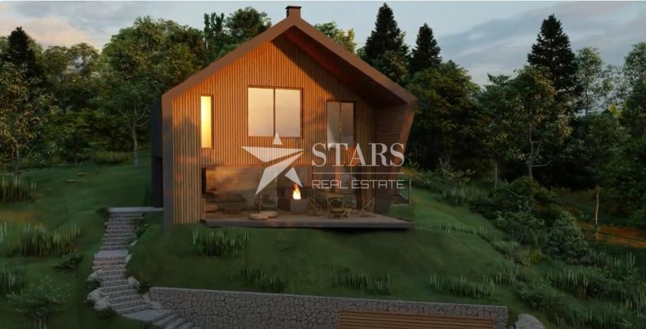 Gorski Kotar, Tuk Mrkopaljski – Building plot with construction permit and project for a modern holi
