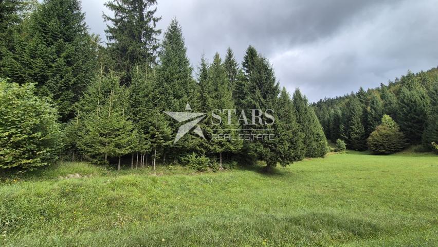 Gorski Kotar, Tršće – Baugrundstück 1.000 m² mit Hauptprojekt
