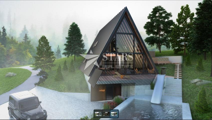 Gorski Kotar, Tršće – Baugrundstück 1.000 m² mit Hauptprojekt