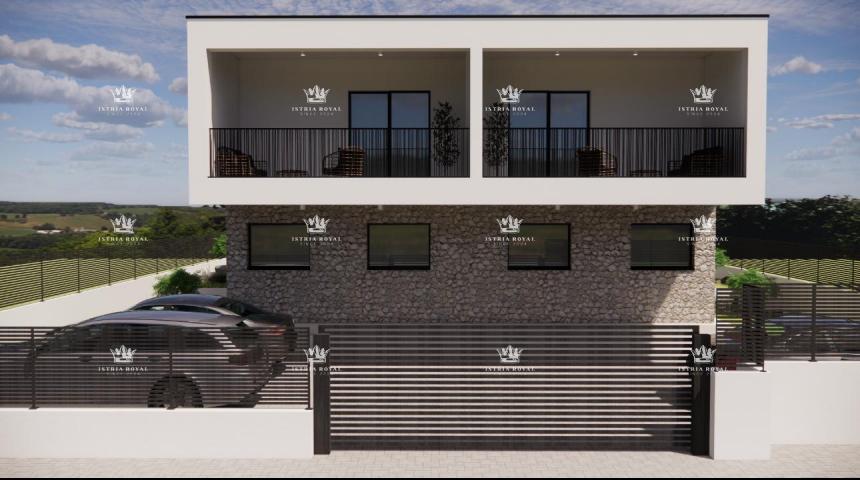 Umag, Valica, luxuriöses Duplex mit Pool 143 m2, 3 Schlafzimmer + Wohnzimmer mit Essbereich