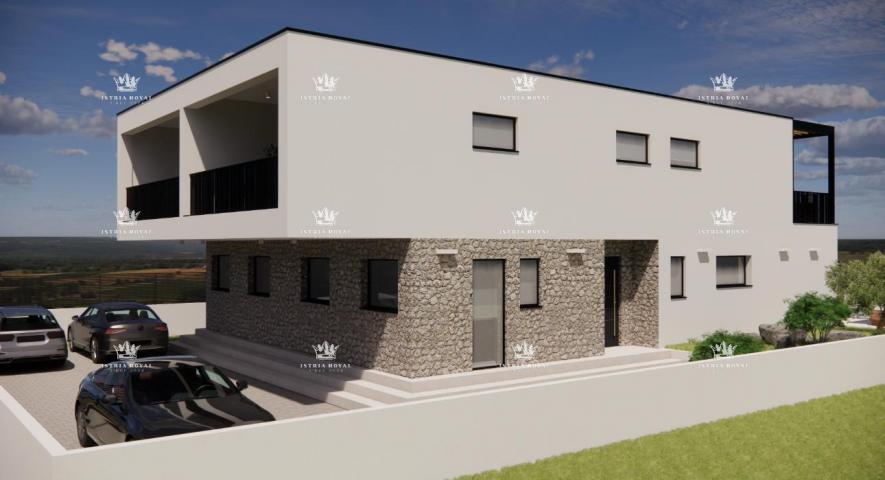 Umag, Valica, luxuriöses Duplex mit Pool 143 m2, 3 Schlafzimmer + Wohnzimmer mit Essbereich