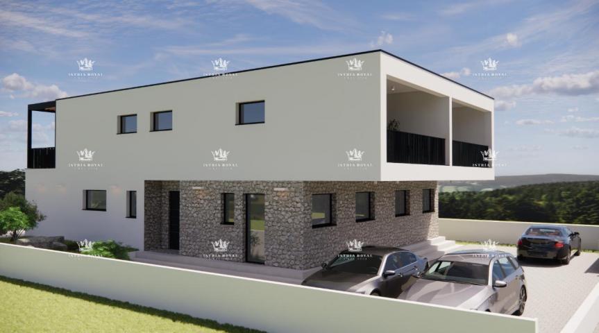 Umag, Valica, luxuriöses Duplex mit Pool 143 m2, 3 Schlafzimmer + Wohnzimmer mit Essbereich