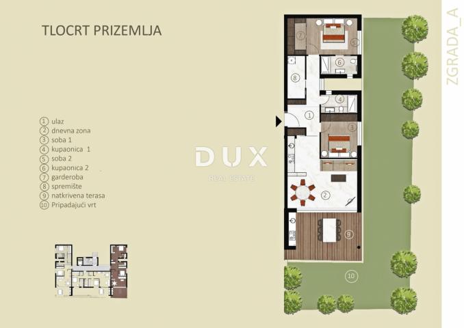 ISTRIEN, NOVIGRAD - Wohnung mit Garten in einem modernen Neubau