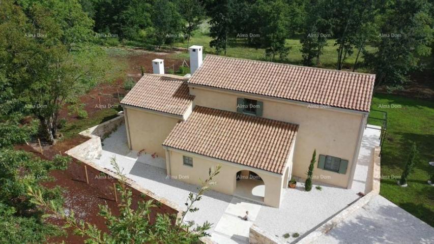 Kuća Gračišće, nova vila građena u mediteranskom stilu