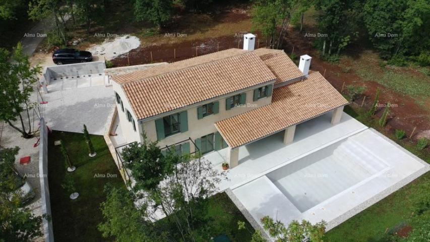 Kuća Gračišće, nova vila građena u mediteranskom stilu
