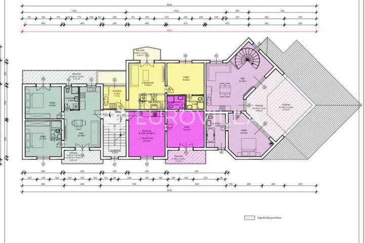 Biograd na moru, Pakoštane, Apartman S4 u prizemlju površine od 146 m²