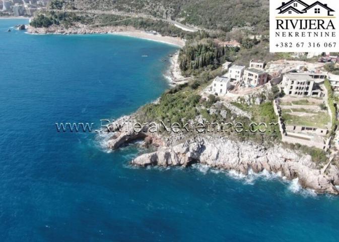 Prime location waterfront Villa in the under-construction Milocer Budva