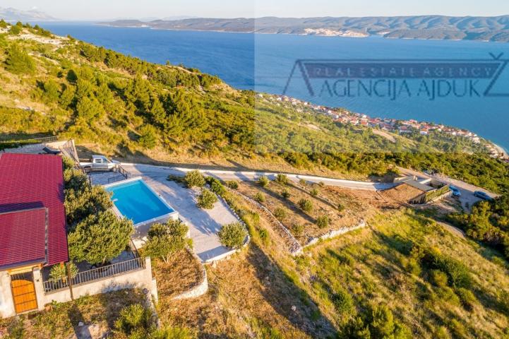 Omiš vila Stanići top lokacija - intima - pogled na more