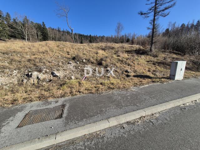 GORSKI KOTAR, FUŽINE - građevinsko zemljište 1198 m2 - investicijska prilika!